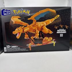 MEGA Pokemon Charizard Building Kit with Motion - 1664pcs