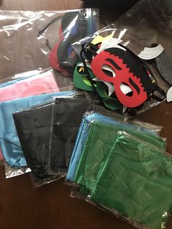 Masks and capes - $25