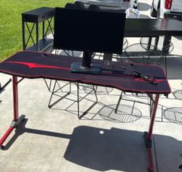 Dining Table , Gaming Desk/Monitor , Garage Ceiling Storage Racks ,  Barstools , Full Size Bed with Drawers