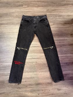 Off white slim jeans ‘Do Not Remove’ size S
