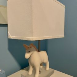 Pottery Barn Kids Ceramic Unicorn Table Lamp