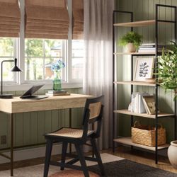 Bookshelf And Desk 