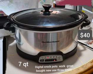 7 qt crock pot digital works