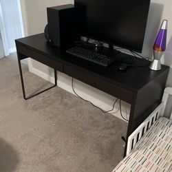 Ikea Desk, Drawer and Office Chair