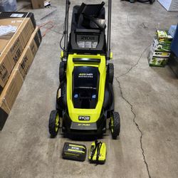 BRUSHLESS RYOBI 20in 40 Volt Lawn Mower