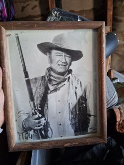 John Wayne Framed Picture