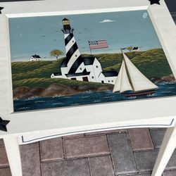 Nautical End Table 