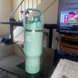 Water bottle 32 oz Stainless Steel Tumbler with Handle and Straw