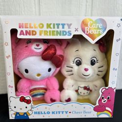 Hello kitty Care Bears 2 Pack Set