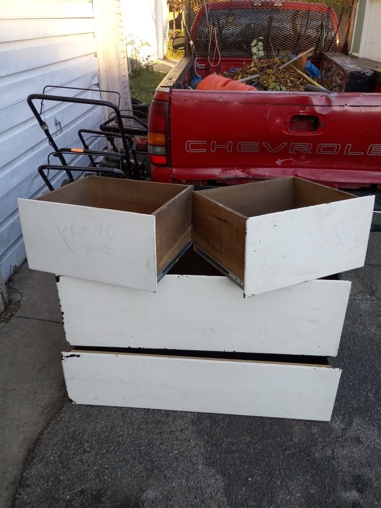 Wooden drawers. 20