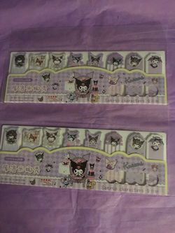 Kuromi organizing sticky’s each $3