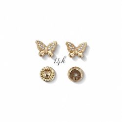 14k Gold Baby Earrings