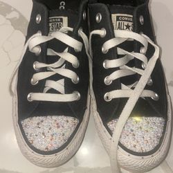 Blinged Converse Low