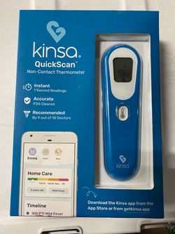Kinsa QuickScan Non-Contact Thermometer