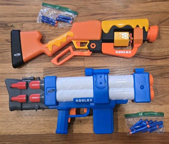Nerf Roblox Arsenal Pulse Laser Motorized Blaster Adopt Me BEES Lever Action Dart Gun Rifle