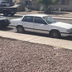 1989 Chevy Celebrity Everything works Except The Starter. SALVAGE TITLE !!! 