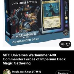 Magic commander deck