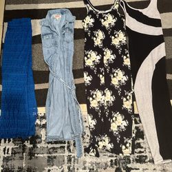 Womens Dresses And Shorts Maxi Skirt Size Large 