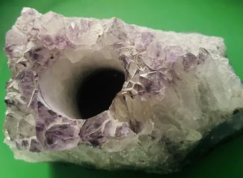 Amethyst Candle Holder 