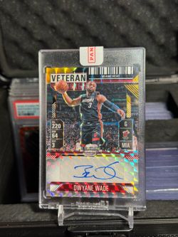 Dwyane wade black Gold auto /8