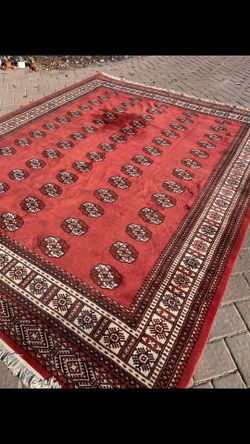 9 X 12 Handmade Bokhara Rug 