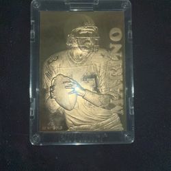 22KT Gold Dan Marino Card
