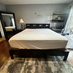 King Size Solid Wood Bed Frame
