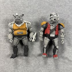 NECA Teenage Mutant Ninja Turtles Super Bebop & Mighty Rocksteady 7” Figure