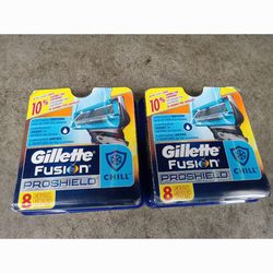 Gillette Fusion Proshield Chill 16pcs New