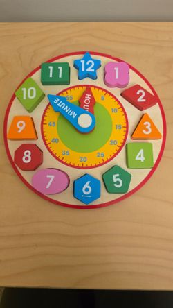 Melissa Doug Shape Sorting Clock