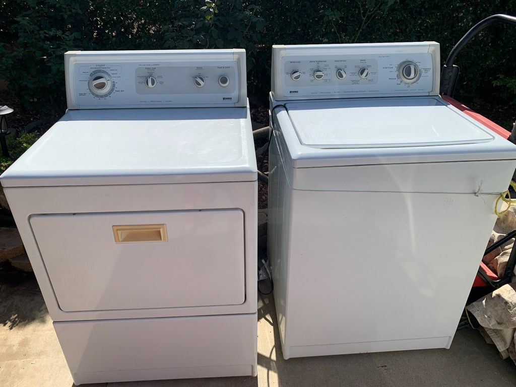 Kenmore Washer and Dryer