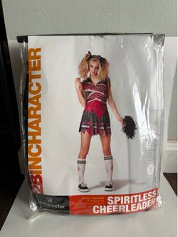 XL Spiritless cheerleader Adult costume