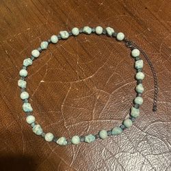 Faux Turquoise Necklace 
