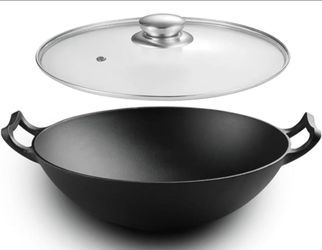 12in cast iron wok