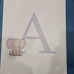 Nursery Wall Decor Letter A
