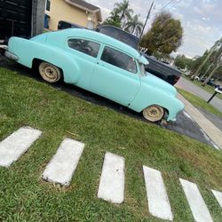 1950 Chevy Fleetline Deluxe 2 Door Classic Chevrolet Super Coupe  