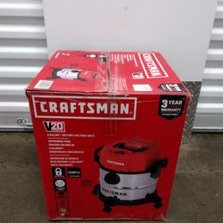 CRAFTSMAN 20-volt 5-Gallon 4-HP Cordless Wet/Dry Shop Vacuum with Accessories Included and Battery Not Included