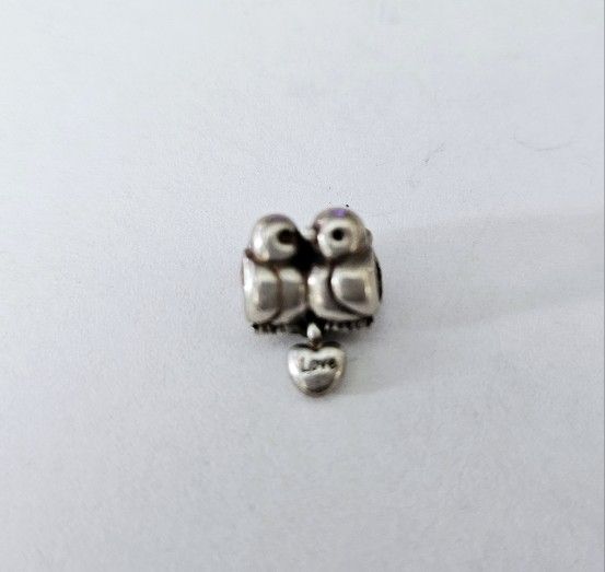 Pandora Silver Love You Birds