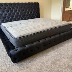 New King Size Black Bed - Pay On Delivery