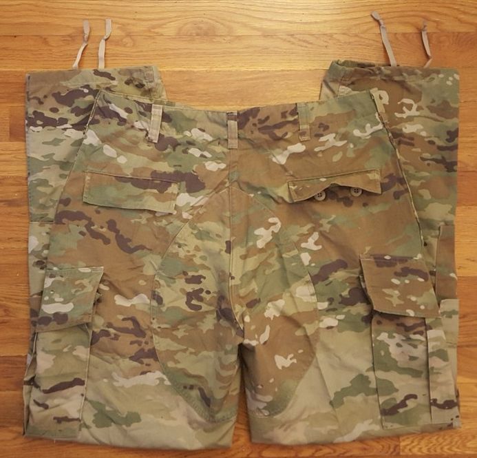 US Military Issue Army Combat USAF ACU BDU OCP Multi-Cam Camo Trousers Pants Large Long LL