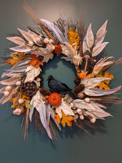 Halloween/Fall handmade wreath