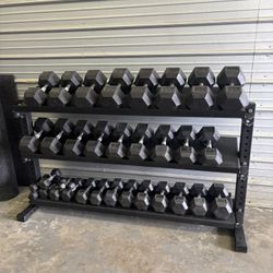Rogue Dumbbells And Rack Storage 