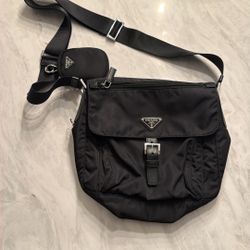 Prada Nylon Bag With Coin Holder 