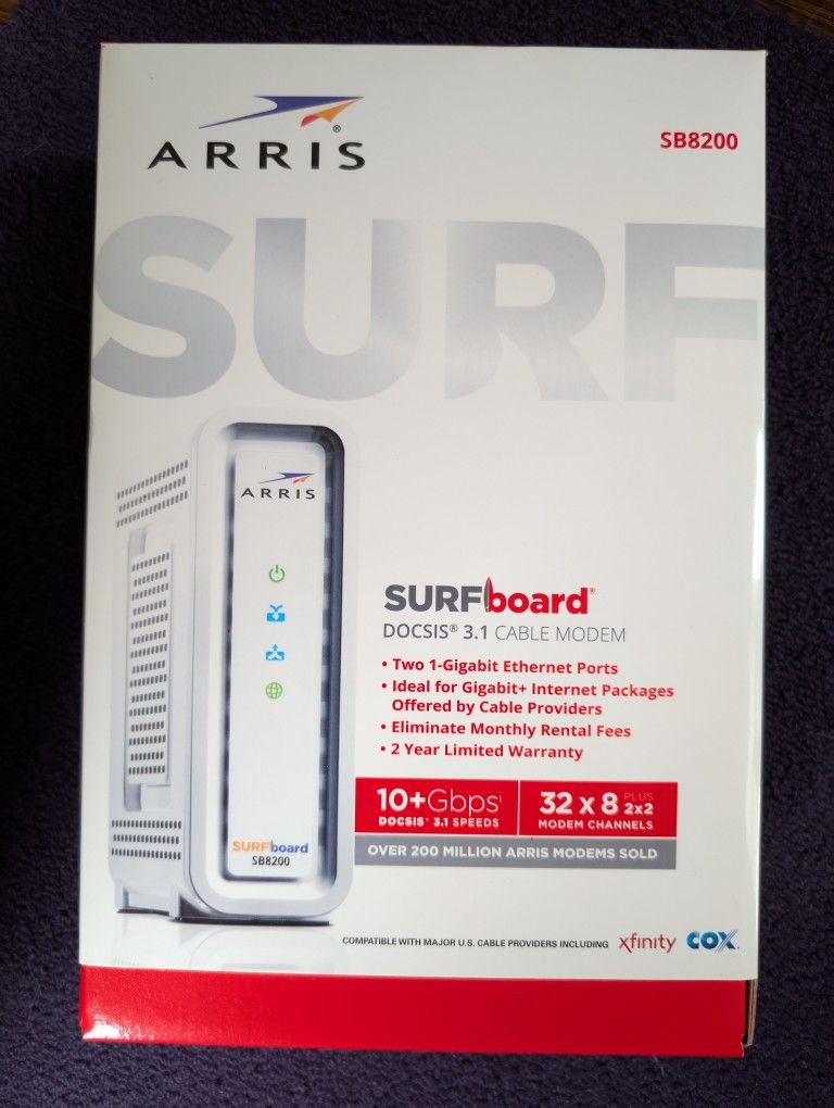 Arris SB8200 Modem DOCSIS 3.1