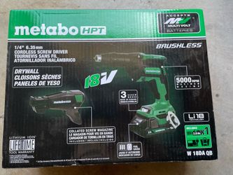 Metabo HPT cordless drywall screwdriver