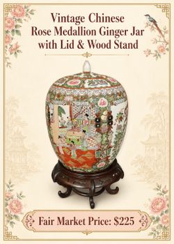 Asian ginger jar