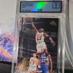 1994-95 Upper Deck Slams Jams MICHAEL JORDAN HOF BULLS #352 MPE MINT 9