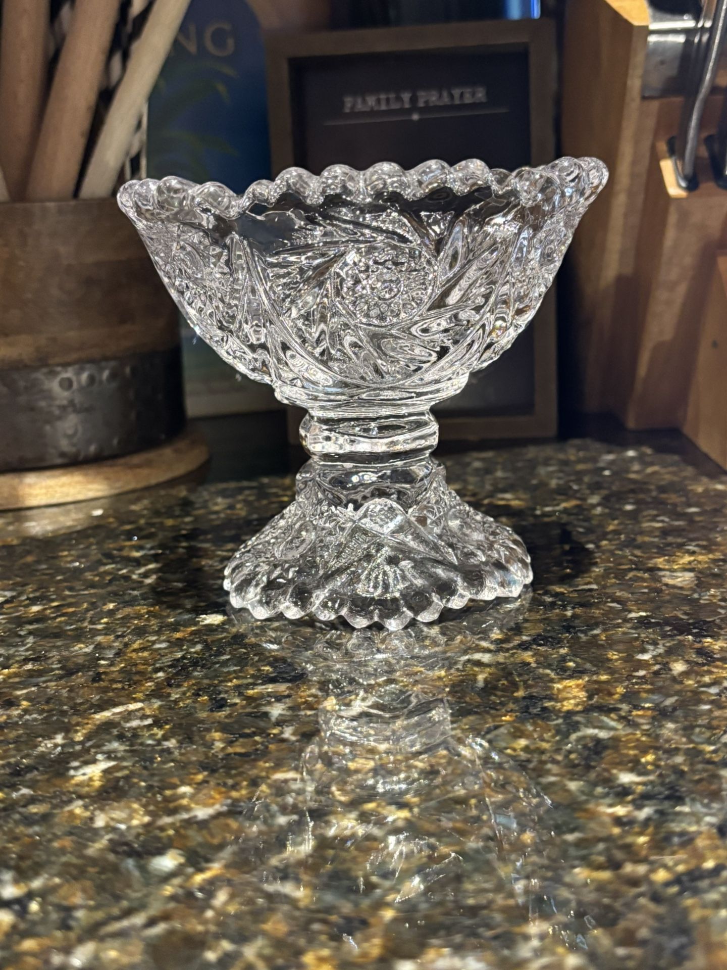 Imperial Glass Footed Candy Dish (SD)