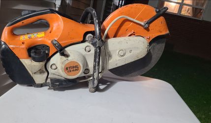 STIHL TS 420 14" Cutquik Gas Concrete Cut-Off Saw — TESTED & RUNS