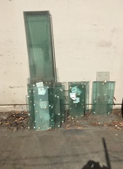 Mixed glass remnants